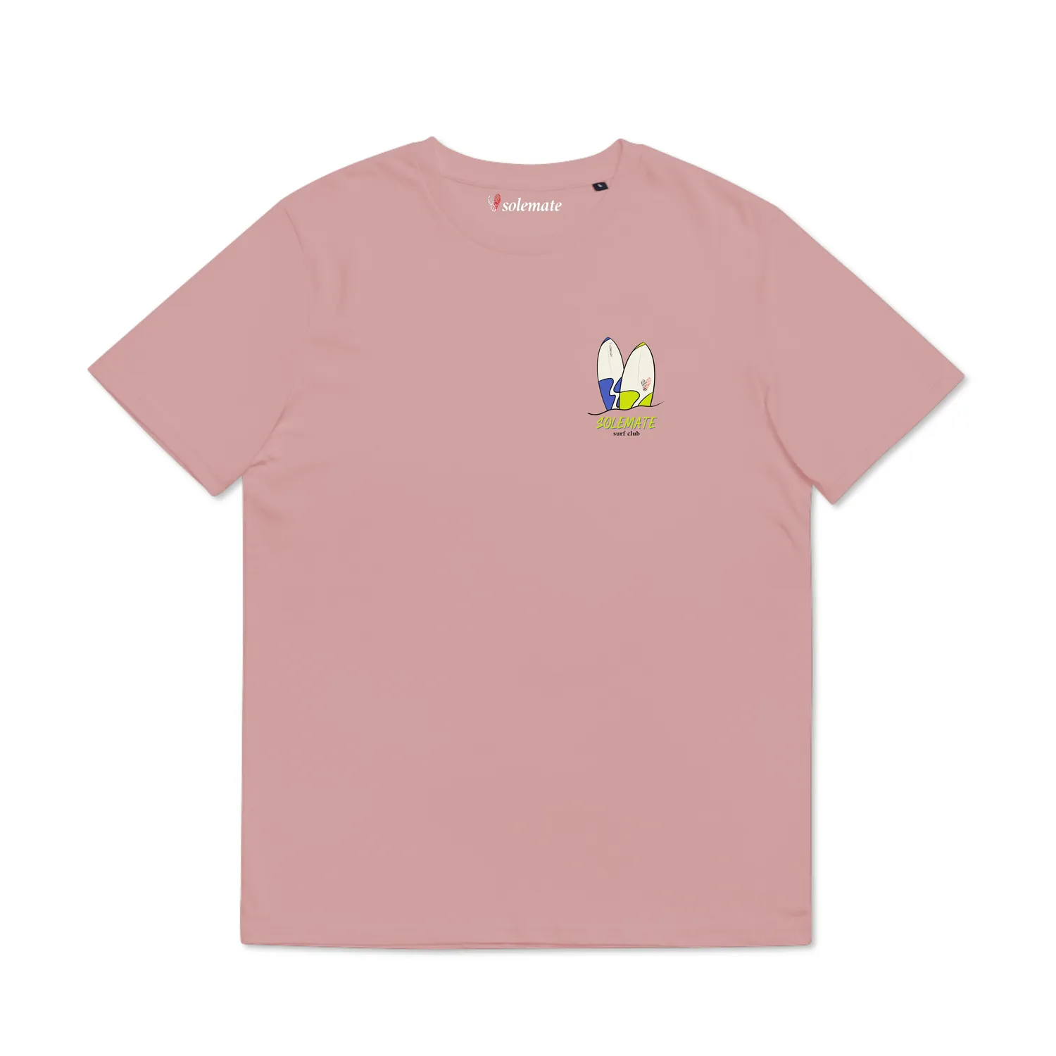 Solemate Cyber Wave t-shirt rosa cotone bio