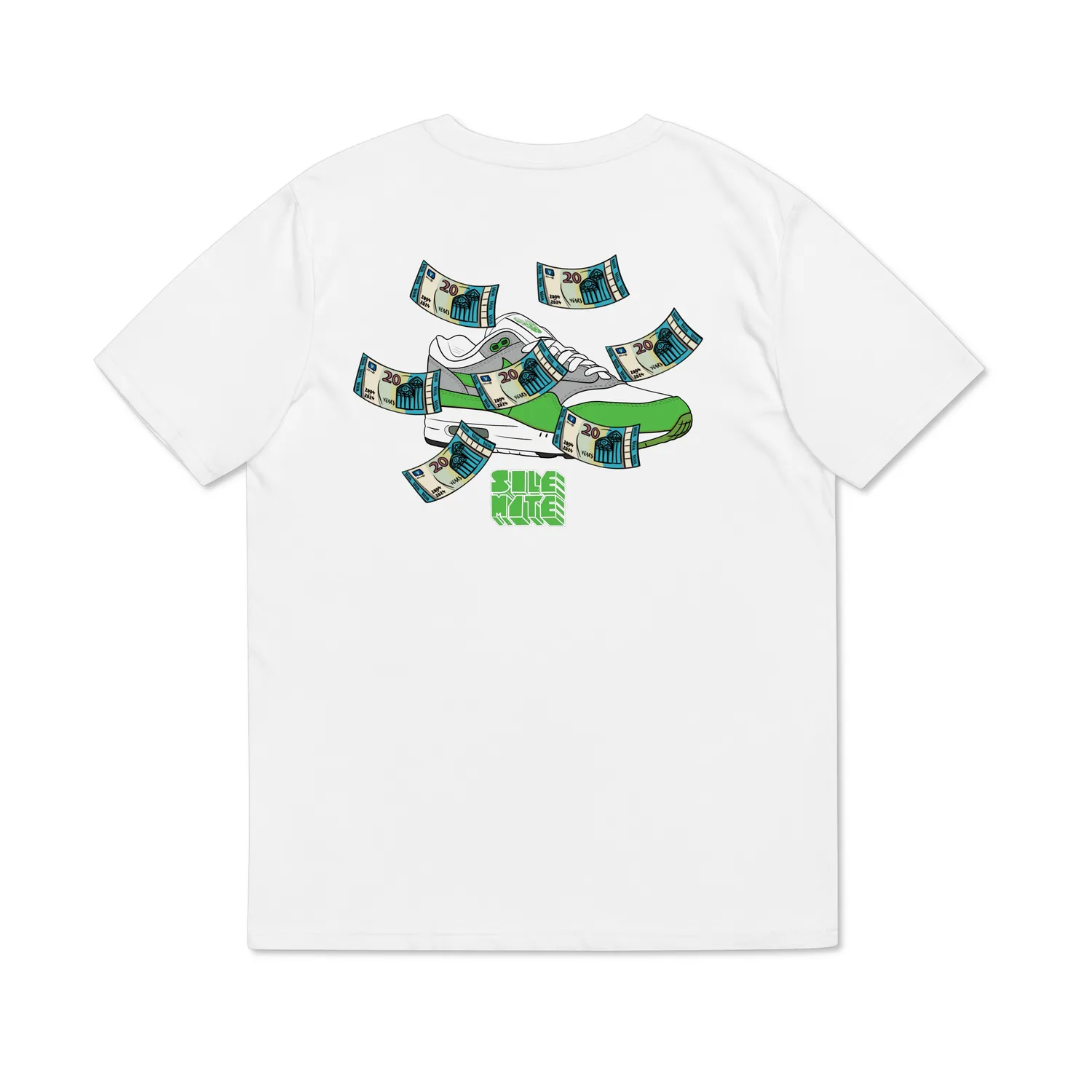 Solemate Chlorophyll 20 t-shirt bianca cotone organico