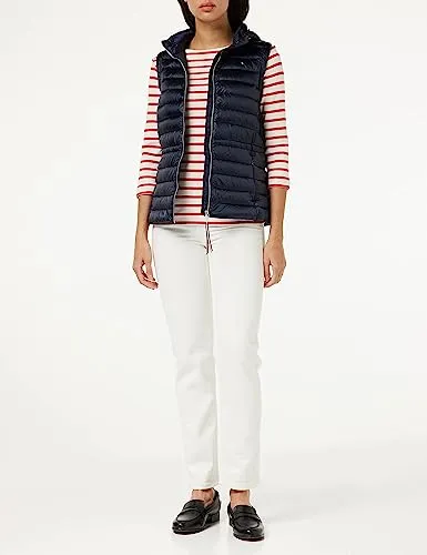 Tommy Hilfiger Slim Cody Rib Maglia Donna Bianco