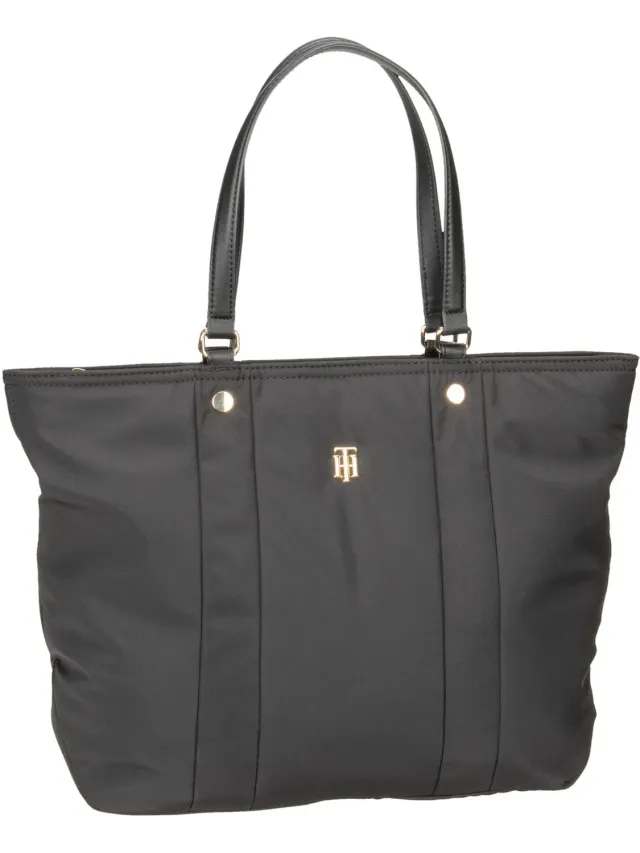 Tommy Hilfiger My Tommy Tote Borsa Donna Nera Zip