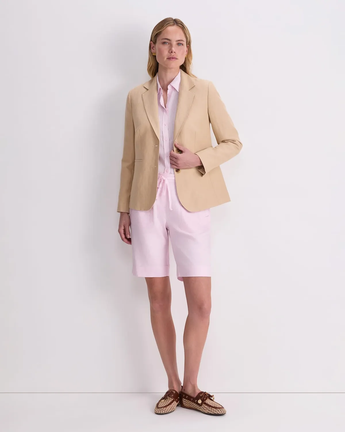 Sportscraft Sloane Textured Linen Blazer giacca lino