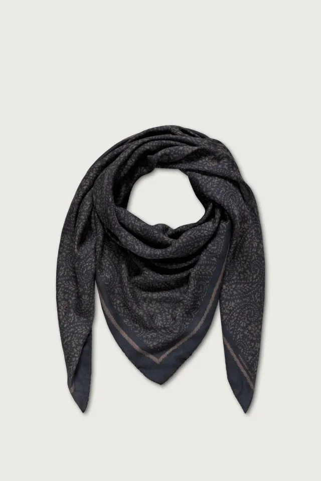 Massimo Alba Stole Stola Blu in Cashmere e Seta