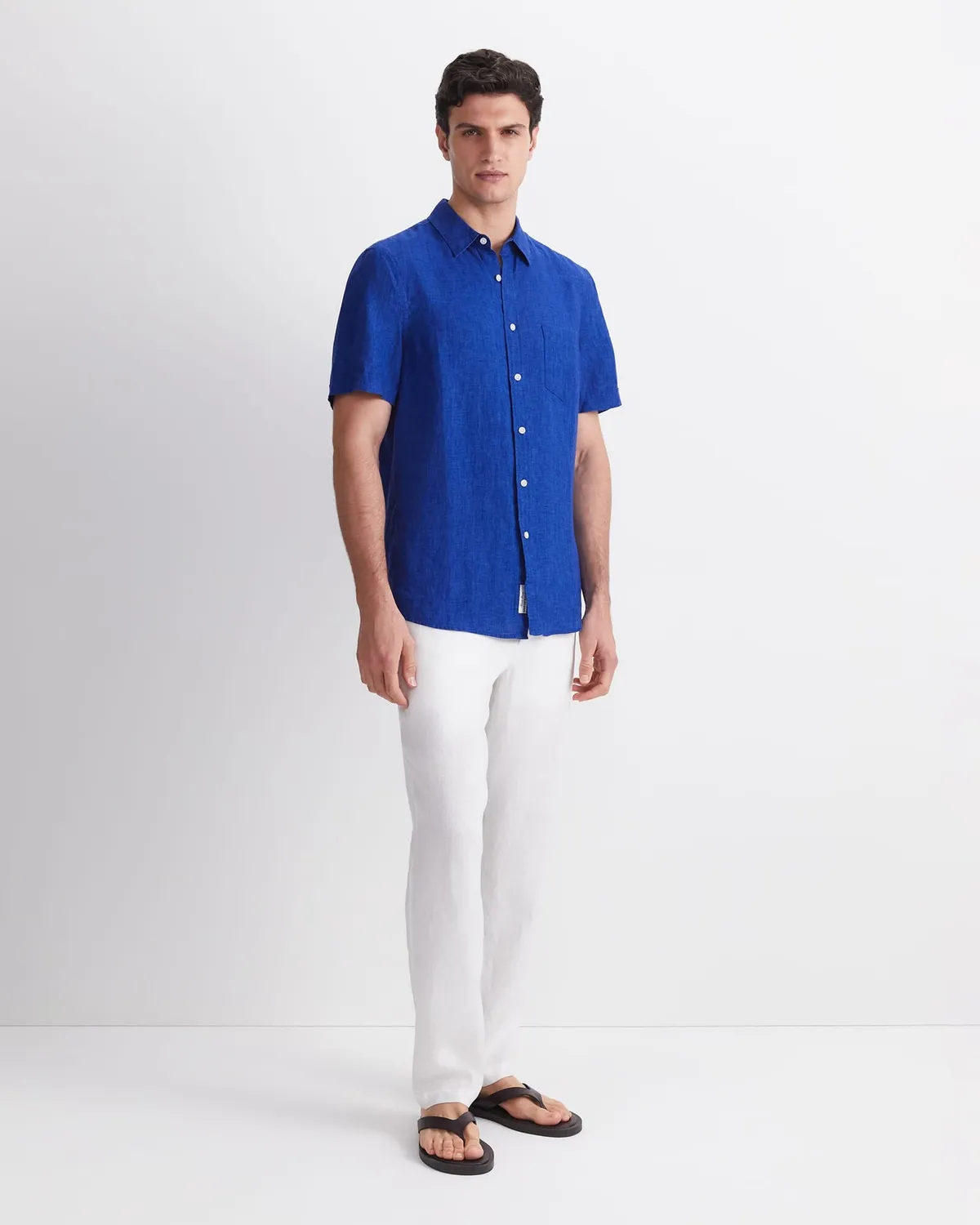 Sportscraft Delave 207958 camicia lino maniche corte uomo