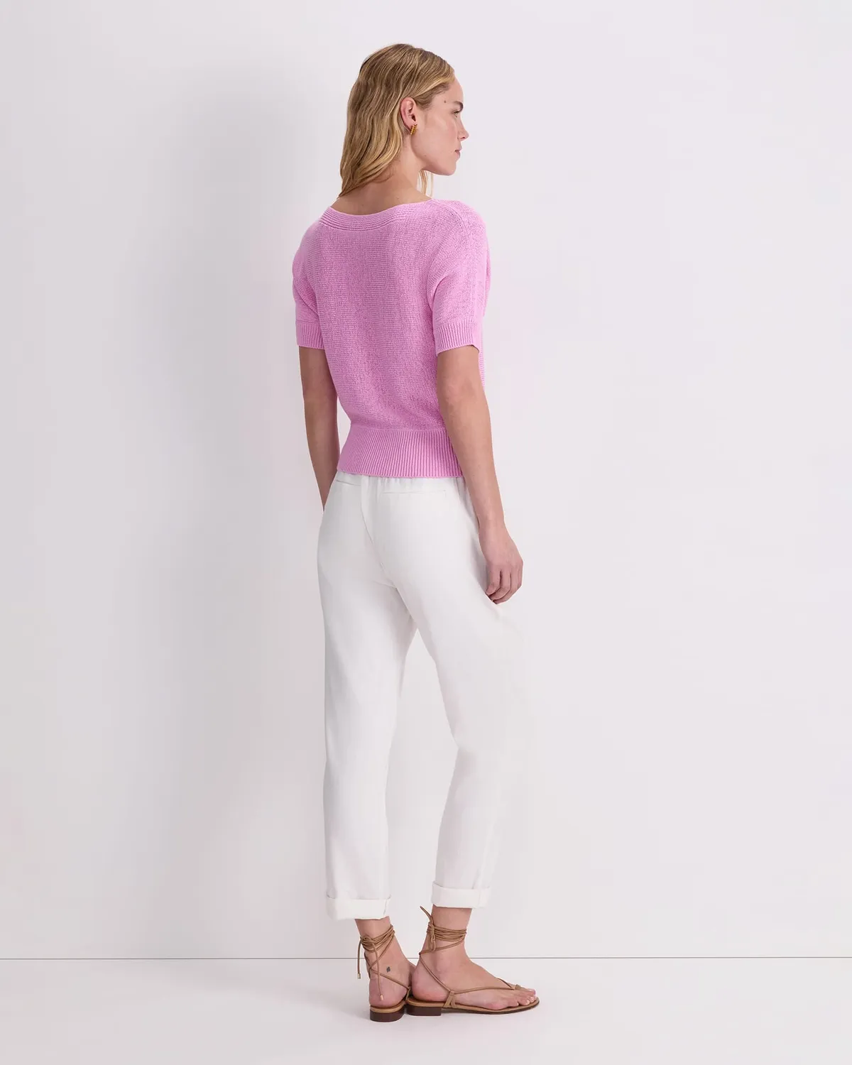 Sportscraft Josie Tape Yarn Batwing maglia donna cotone