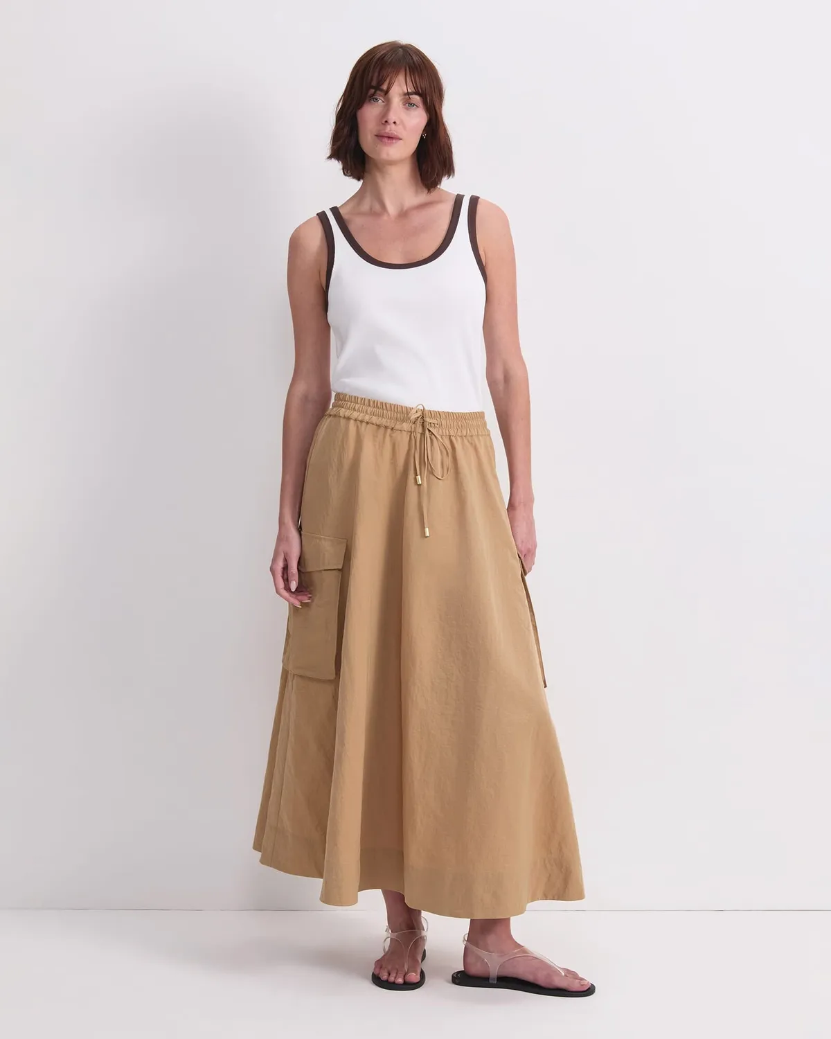 Sportscraft Tia Pocket Maxi gonna lunga tecnica donna