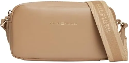 Tommy Hilfiger Essential tracolla donna beige Safari Canvas
