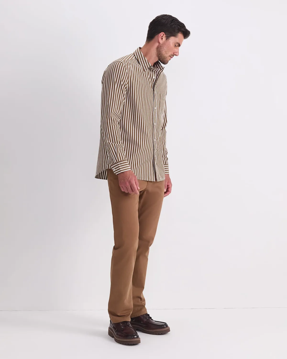 Sportscraft Ryan Stripe camicia uomo cotone a righe