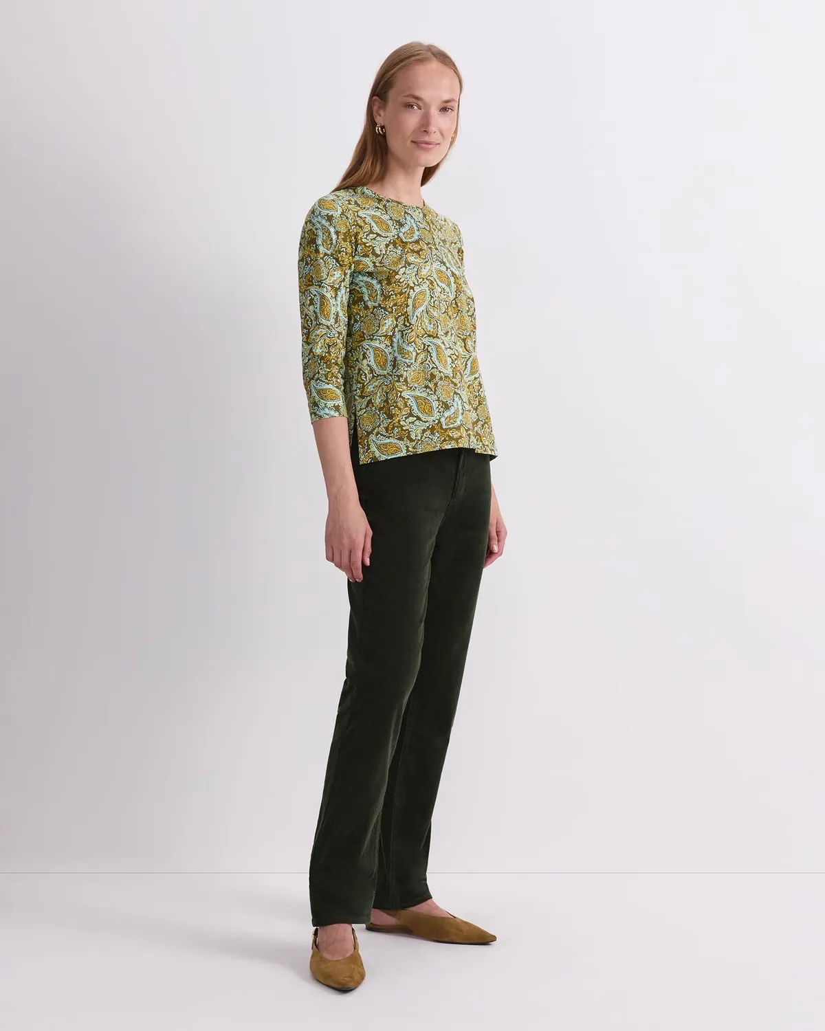 Sportscraft Paisley Mercerised Tee maglietta donna