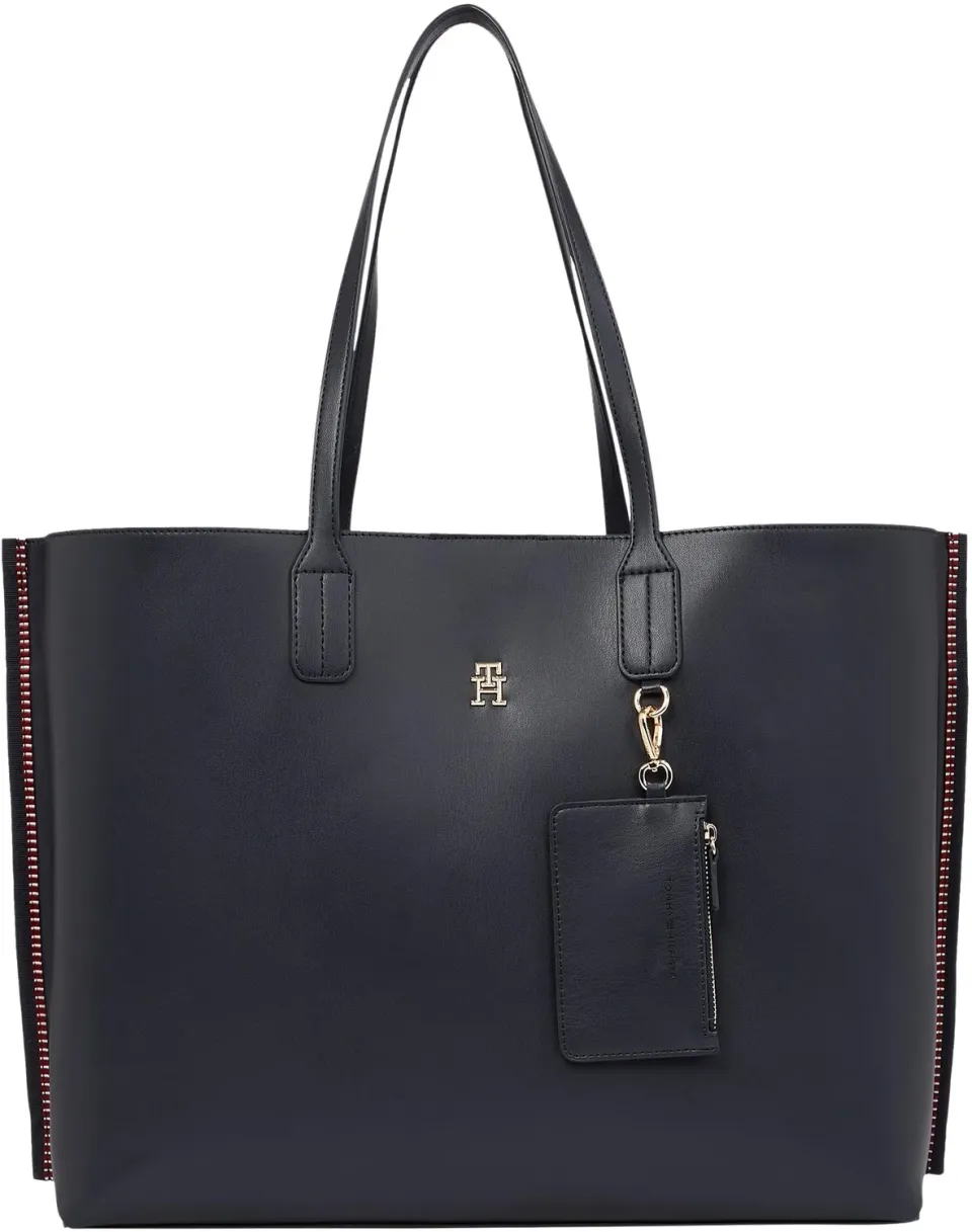 Tommy Hilfiger Distinct Tote Bag grande blu shopper