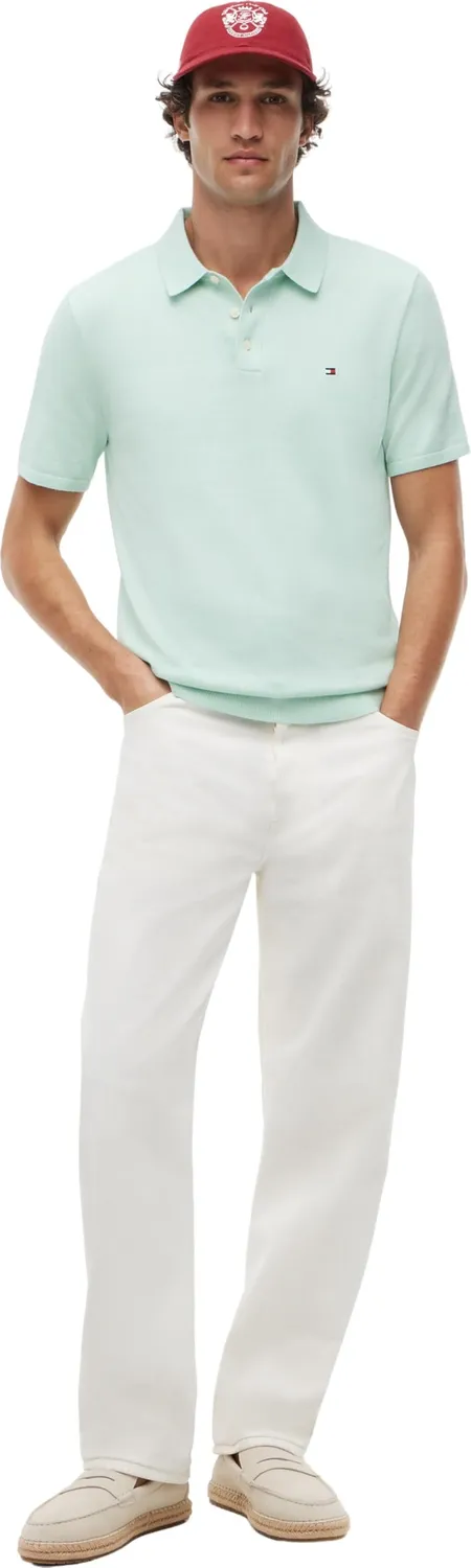 Tommy Hilfiger Essential Polo Uomo Cotone Desert Sky