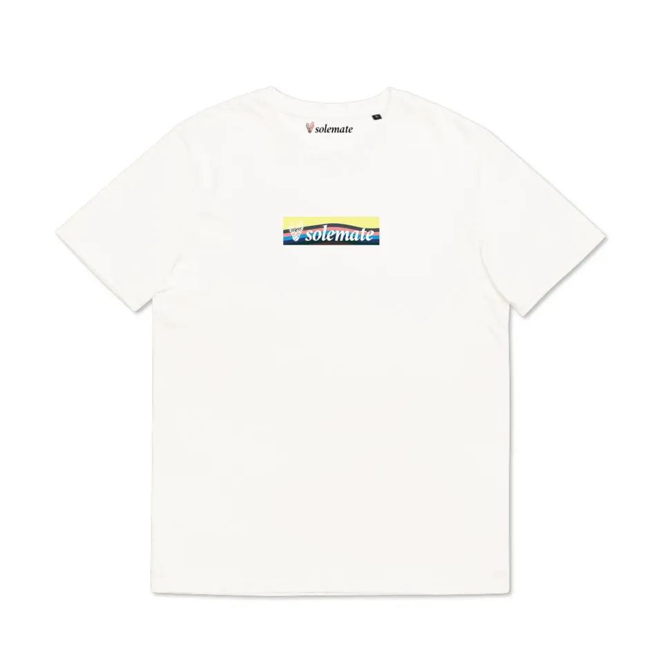 Solemate Box Logo 1/97 t-shirt panna cotone bio