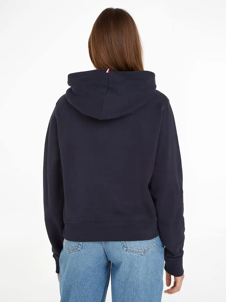 Tommy Hilfiger 1985 Ww0ww37800 felpa cappuccio donna cotone