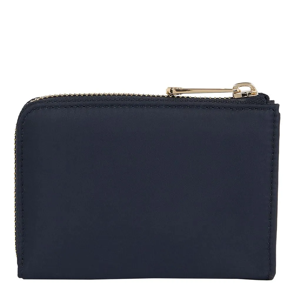 Tommy Hilfiger TH Flow portafoglio donna piccolo blu compatto