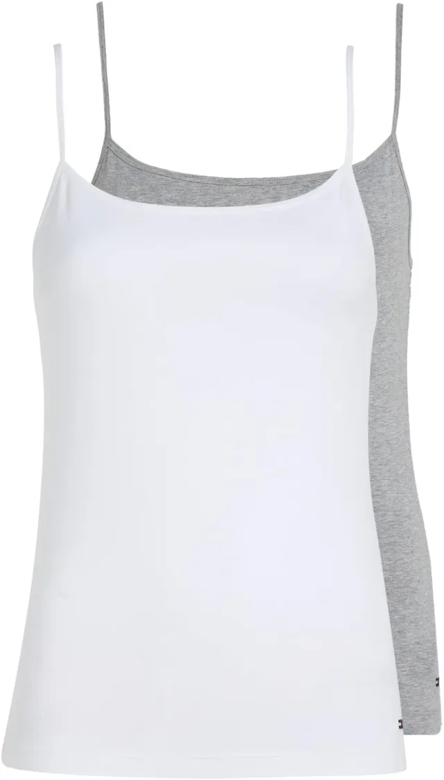 Tommy Hilfiger Top donna elasticizzato bianco 2 pezzi