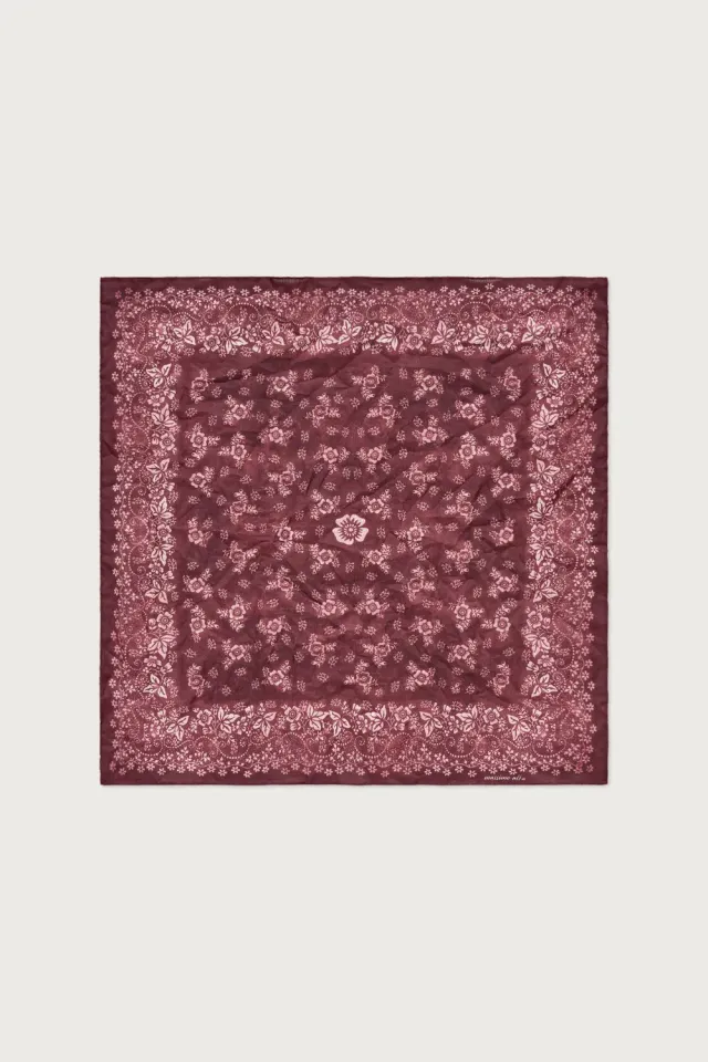 Massimo Alba Hanky1 fazzoletto black bean cotone 45x45