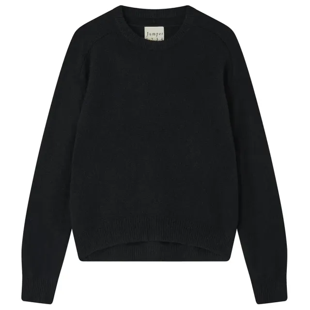 Jumper 1234 Oversize maglione cashmere nero pesante