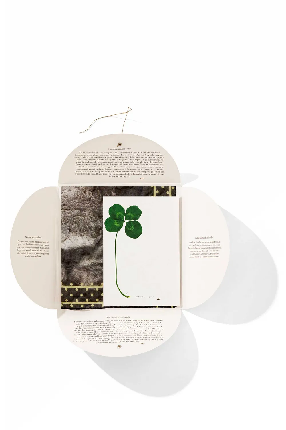 Massimo Alba Hanky1 fazzoletto cotone Garden