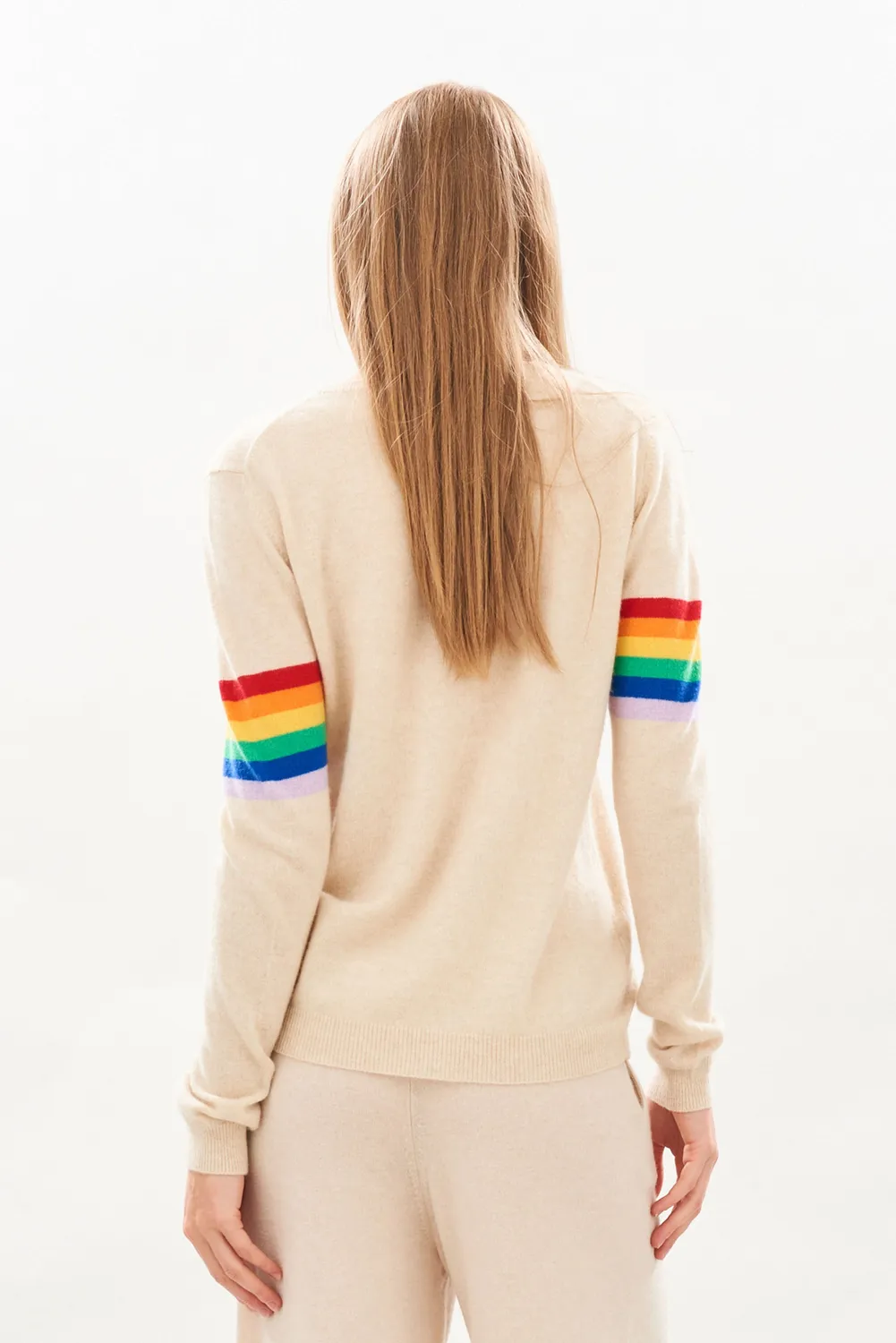 Jumper 1234 Rainbow Arms maglione cashmere oatmeal