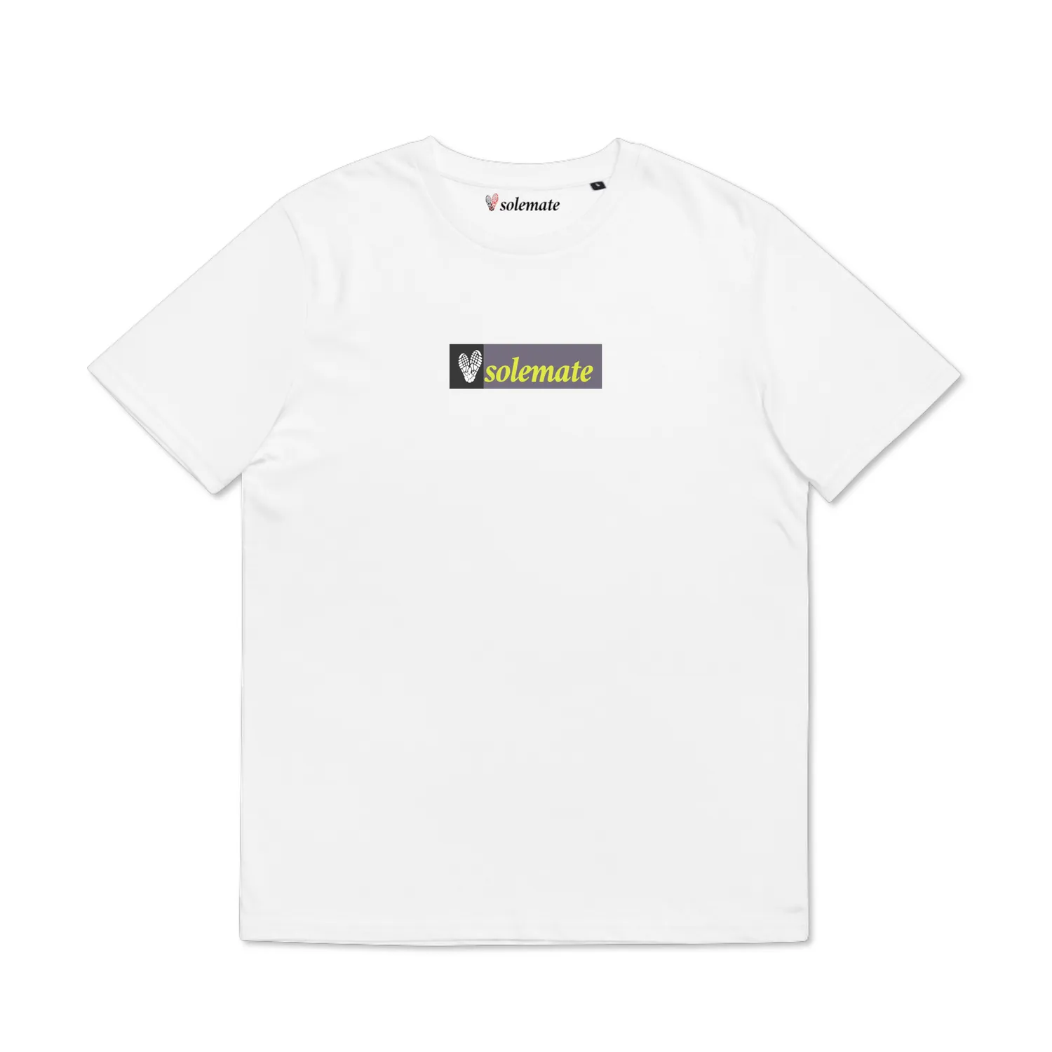 Solemate 95 Box Logo t-shirt nera in cotone organico