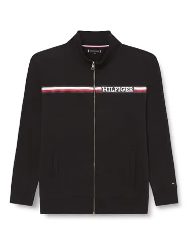 Tommy Hilfiger Chest Stripe Zip Through felpa uomo XXL blu