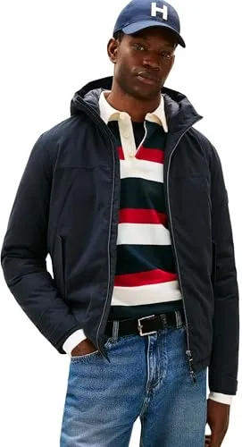 Tommy Hilfiger Tech Hooded MW0MW42823 piumino nero