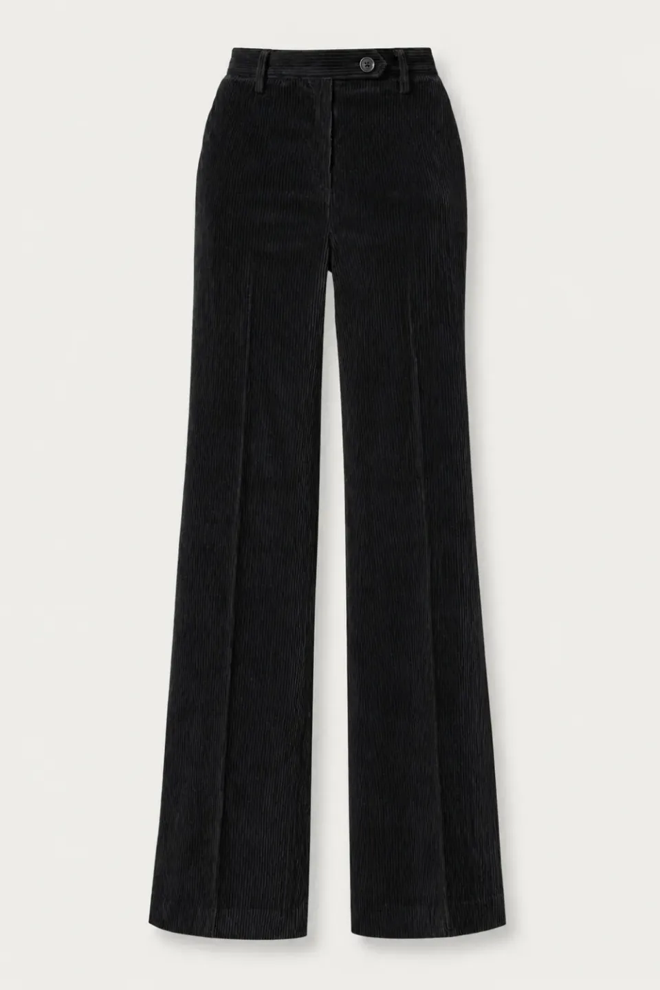 Massimo Alba Lamna pantaloni donna nero lavato velluto