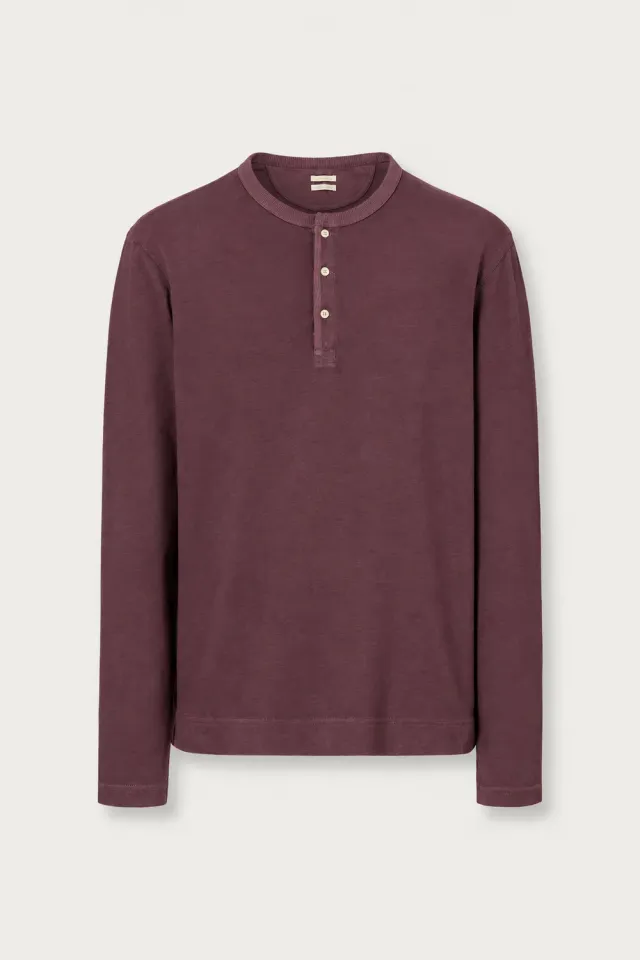 Massimo Alba Manchester maglia serafino rossa cotone cashmere
