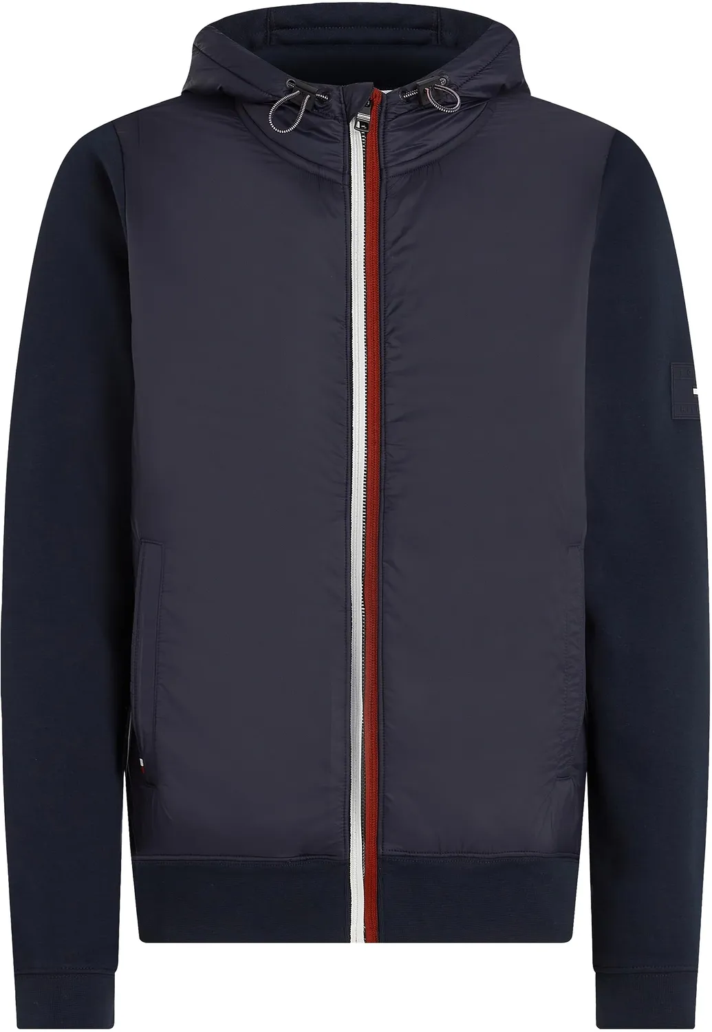 Tommy Hilfiger felpa zip uomo XS blu Desert Sky