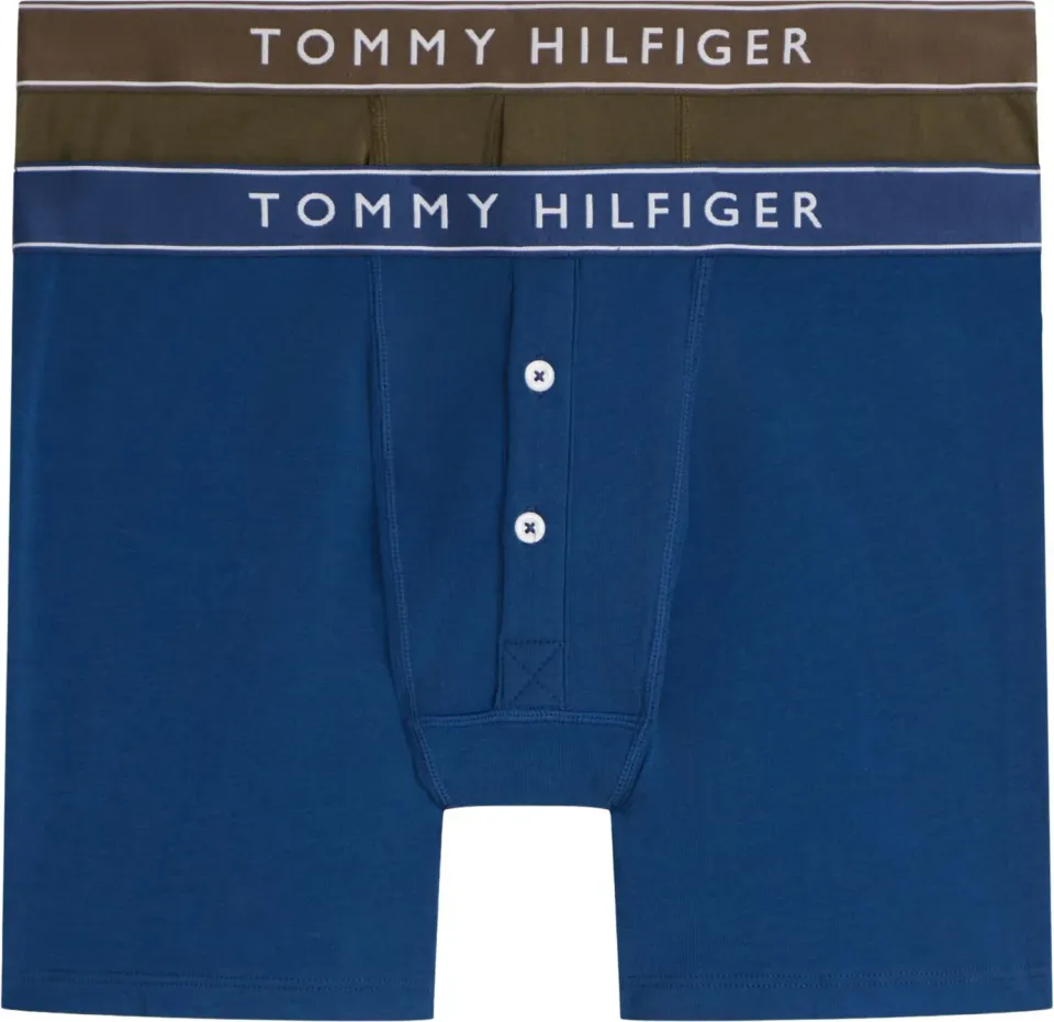 Tommy Hilfiger UM0UM03879 boxer slip L grigio x2 cotone