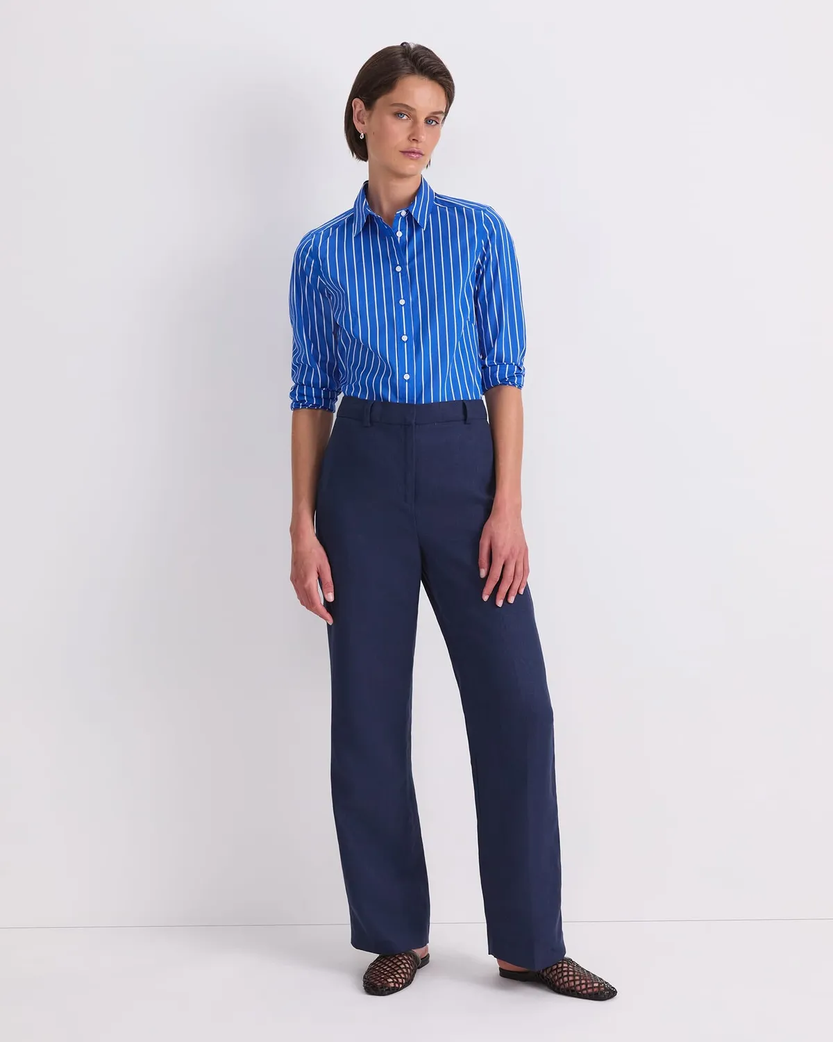 Sportscraft Freya Straight Linen pantaloni lino 100%