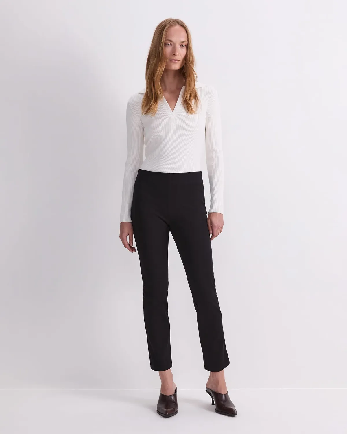 Sportscraft Felicity Flat Front pantaloni donna slim