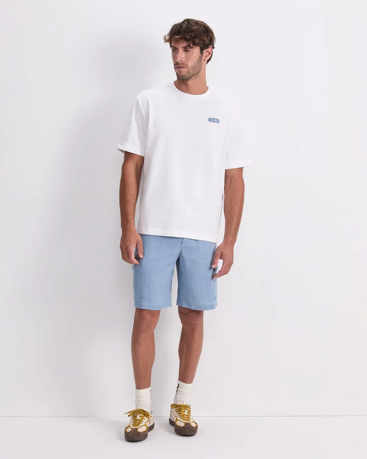 Sportscraft Fawkner Club t-shirt cotone uomo pesante