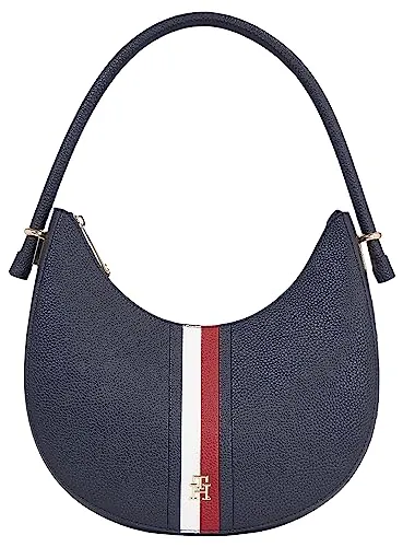 Tommy Hilfiger Emblem borsa donna space blue con zip