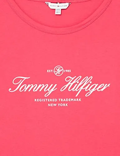 Tommy Hilfiger Open-Neck Basic maglietta donna maniche lunghe scollo aperto