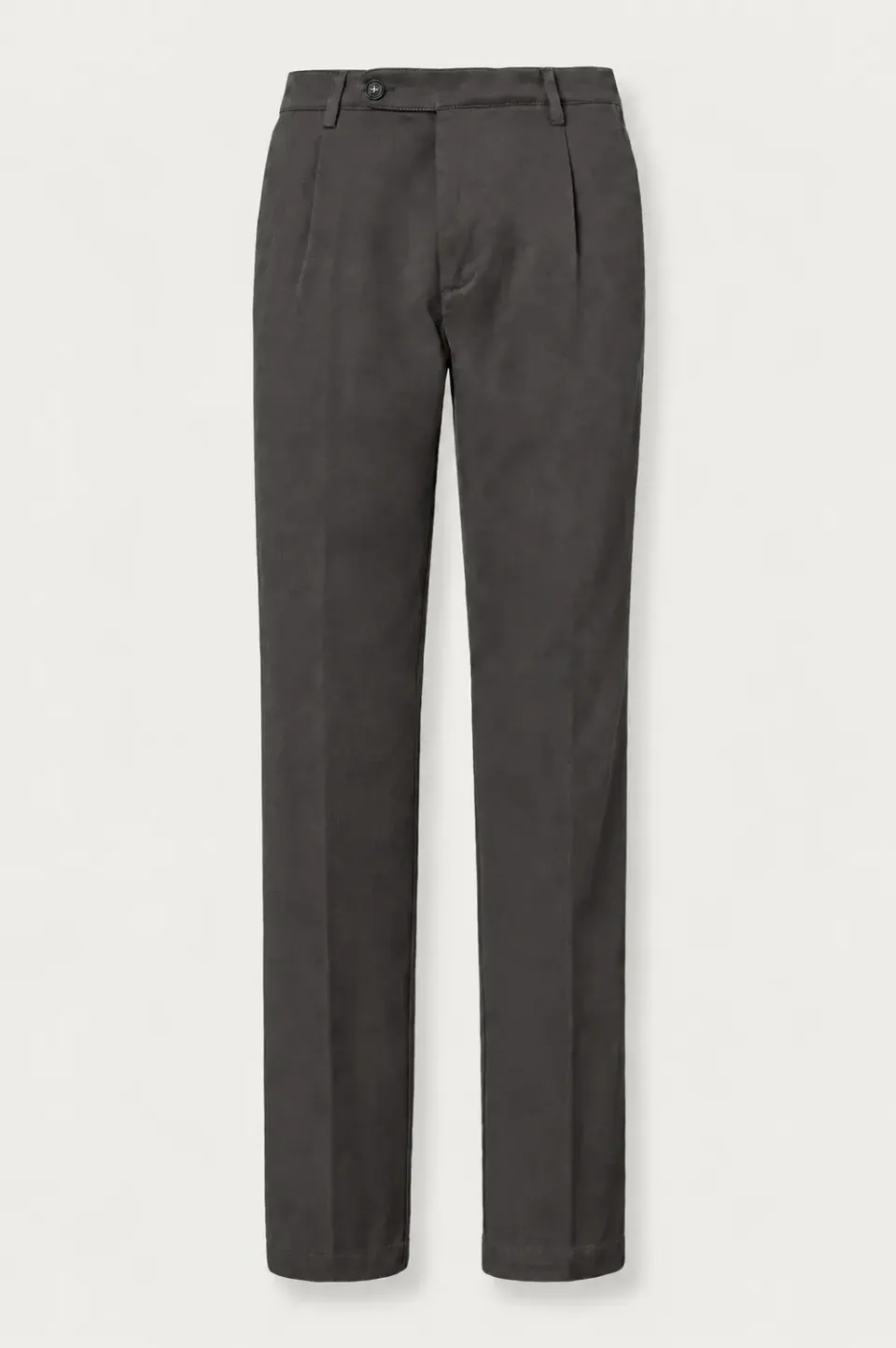 Massimo Alba IONIO2 pantaloni ampi neri gabardine cotone