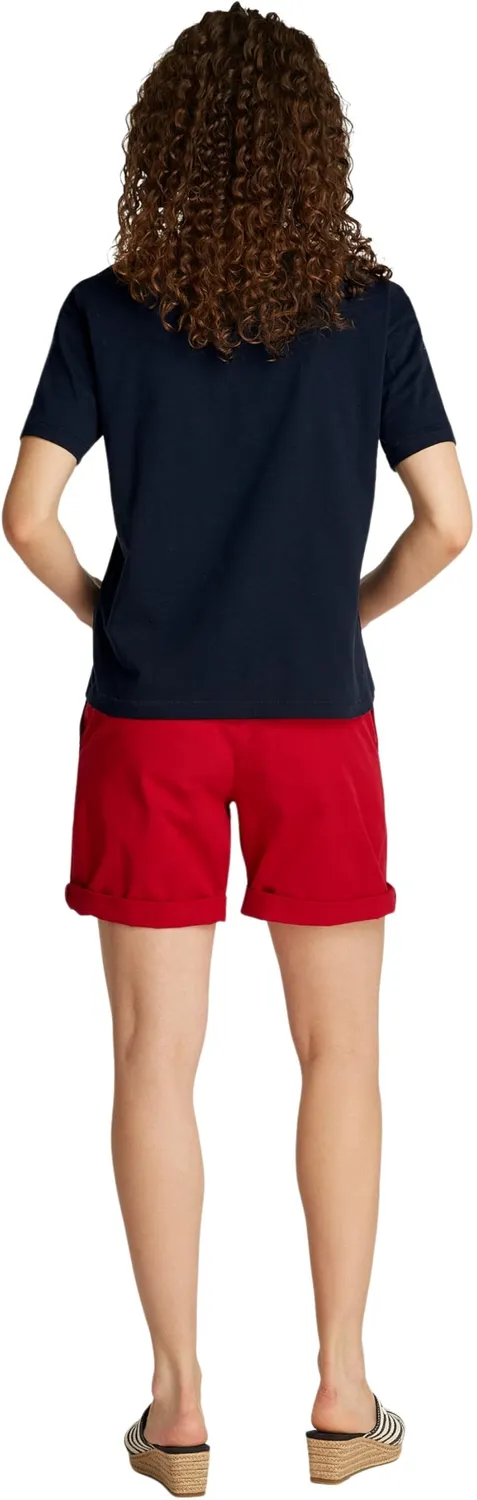 Tommy Hilfiger Maglietta Donna L Blu Navy Maniche Corte