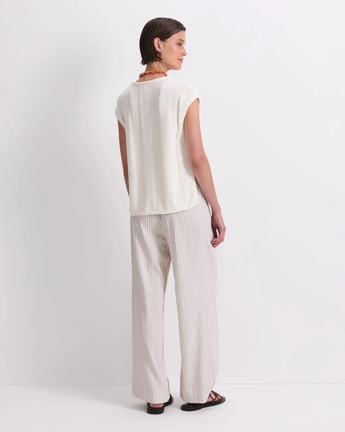 Sportscraft Josie maglione cotone donna spacco relaxed