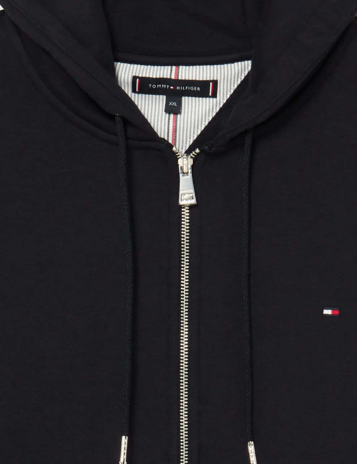 Tommy Hilfiger cardigan uomo zip desert sky XS maglia cotone