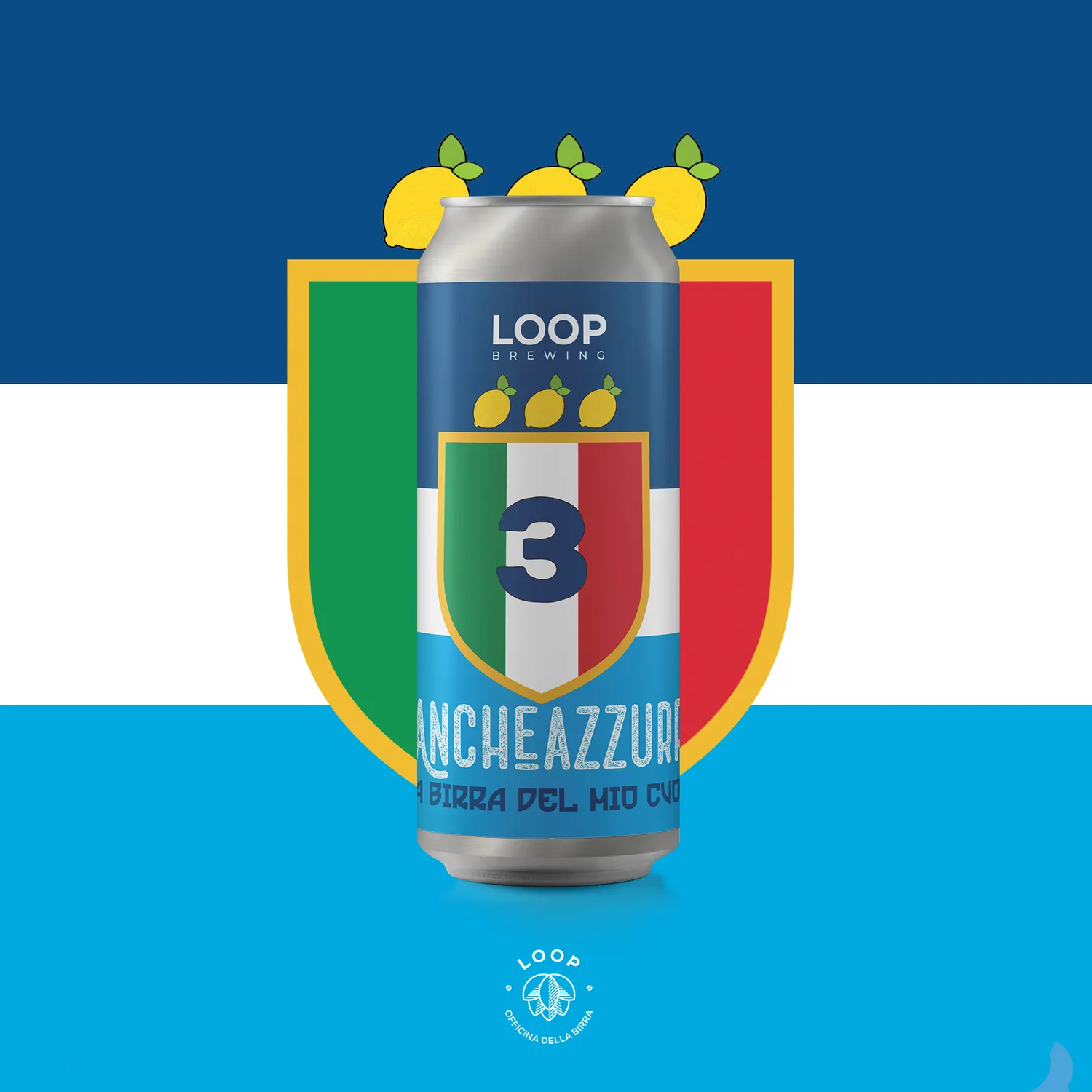 Loop One Shot BlancheAzzurro birra Blanche 4,5%