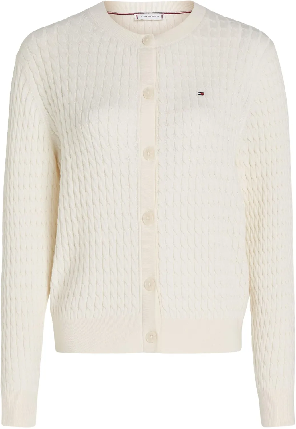 Tommy Hilfiger WW0WW43329 cardigan donna S trecce giallo