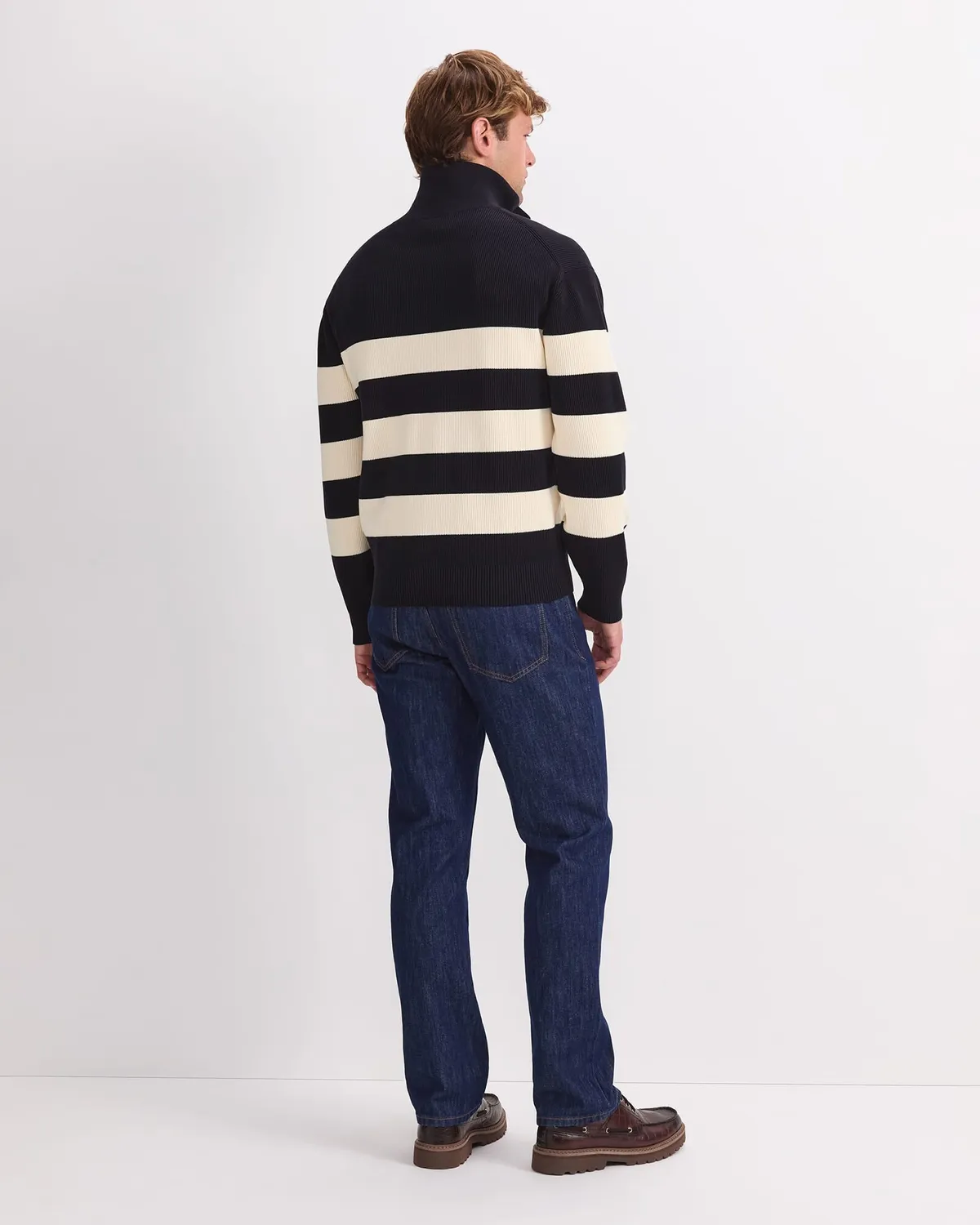 Sportscraft Nautical Stripe maglione righe uomo