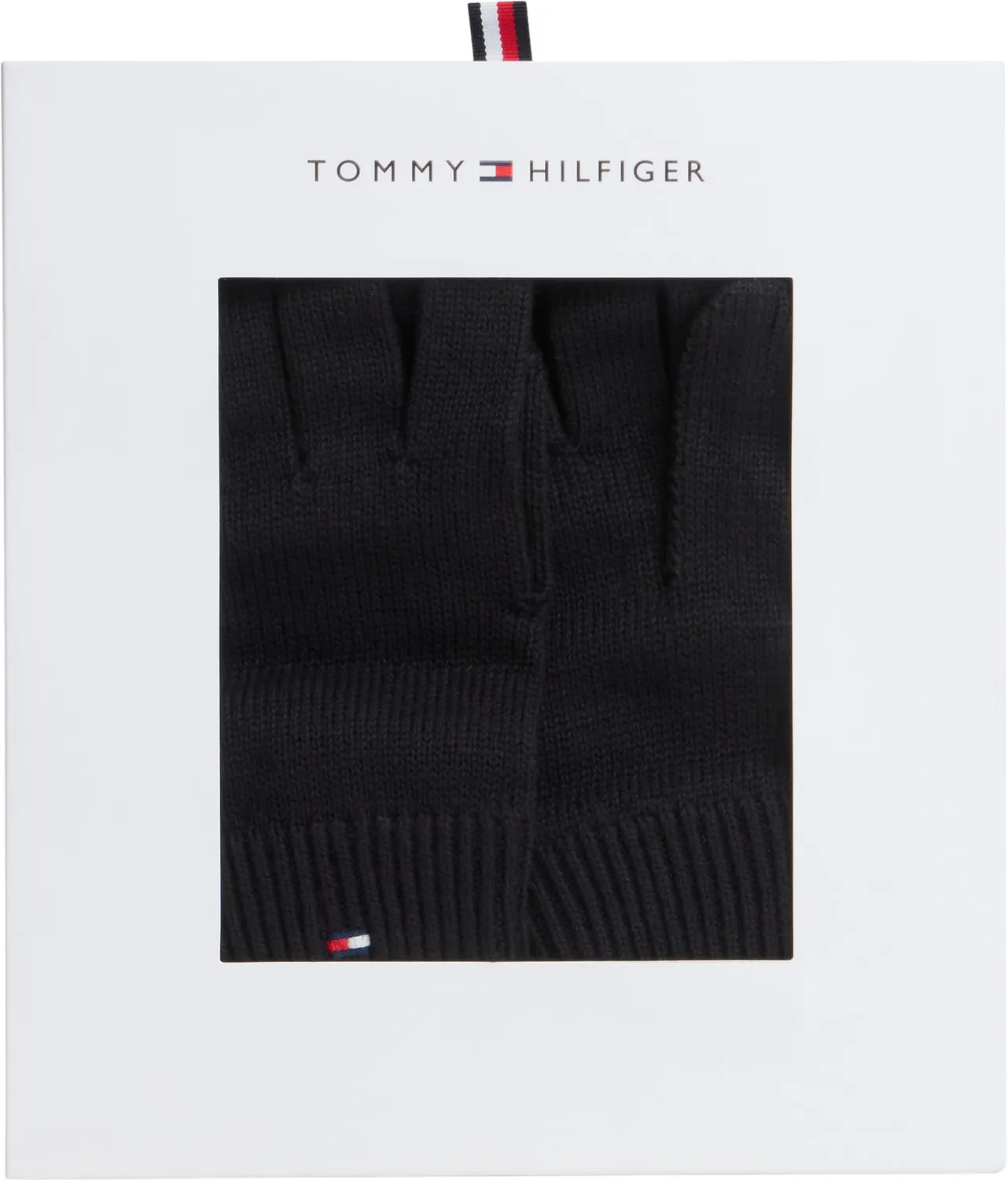 Tommy Hilfiger AM0AM14585 set berretto e guanti nero uomo