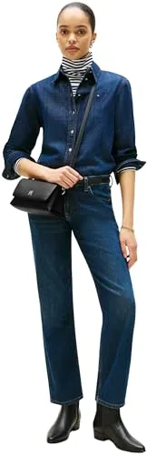 Tommy Hilfiger Modern Mini Crossover borsa a tracolla nera magnetica