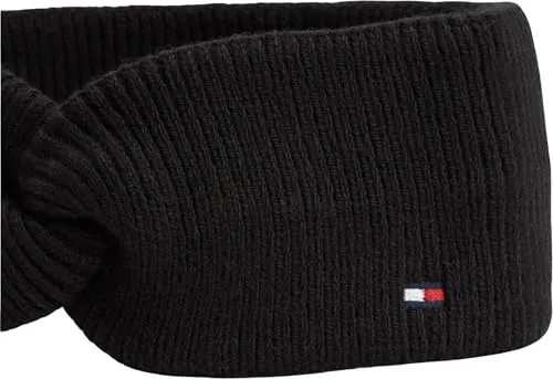 Tommy Hilfiger TH Flag Knit AW0AW19103 fascia nera
