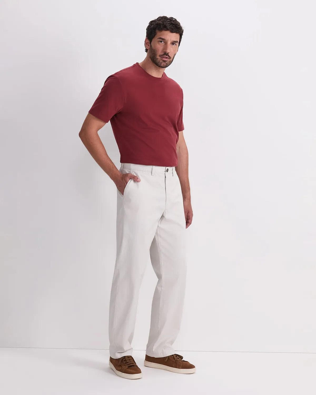 Sportscraft Classic Fit Chino pantaloni uomo cotone