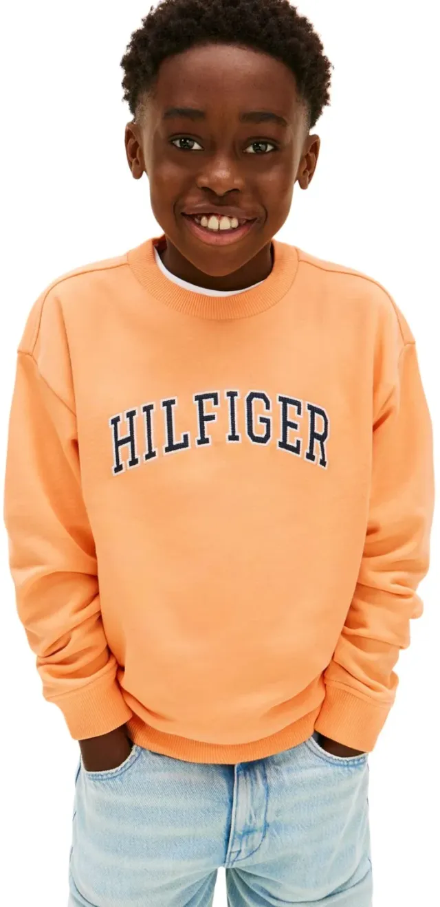 Tommy Hilfiger Varsity KB0KB10404 felpa bambino girocollo