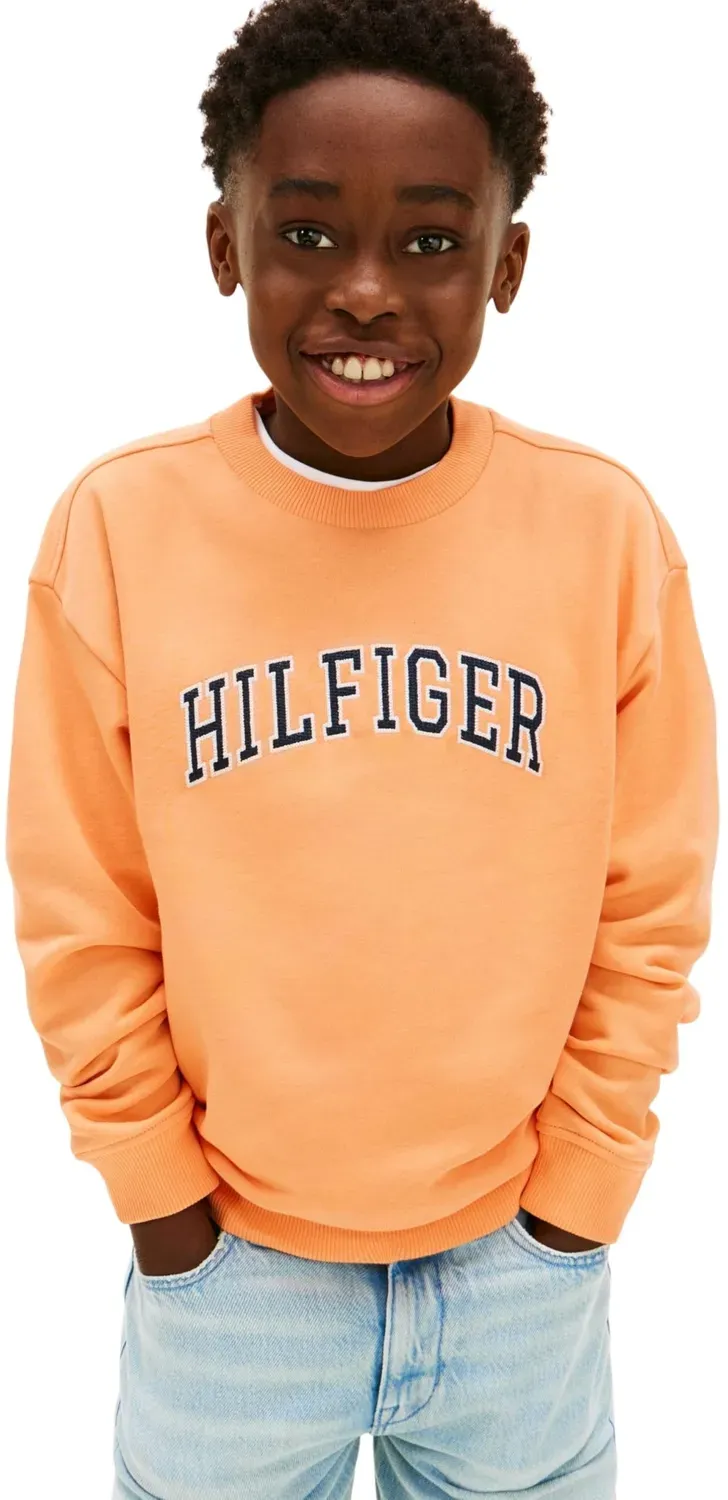 Tommy Hilfiger Varsity KB0KB10404 felpa bambino girocollo