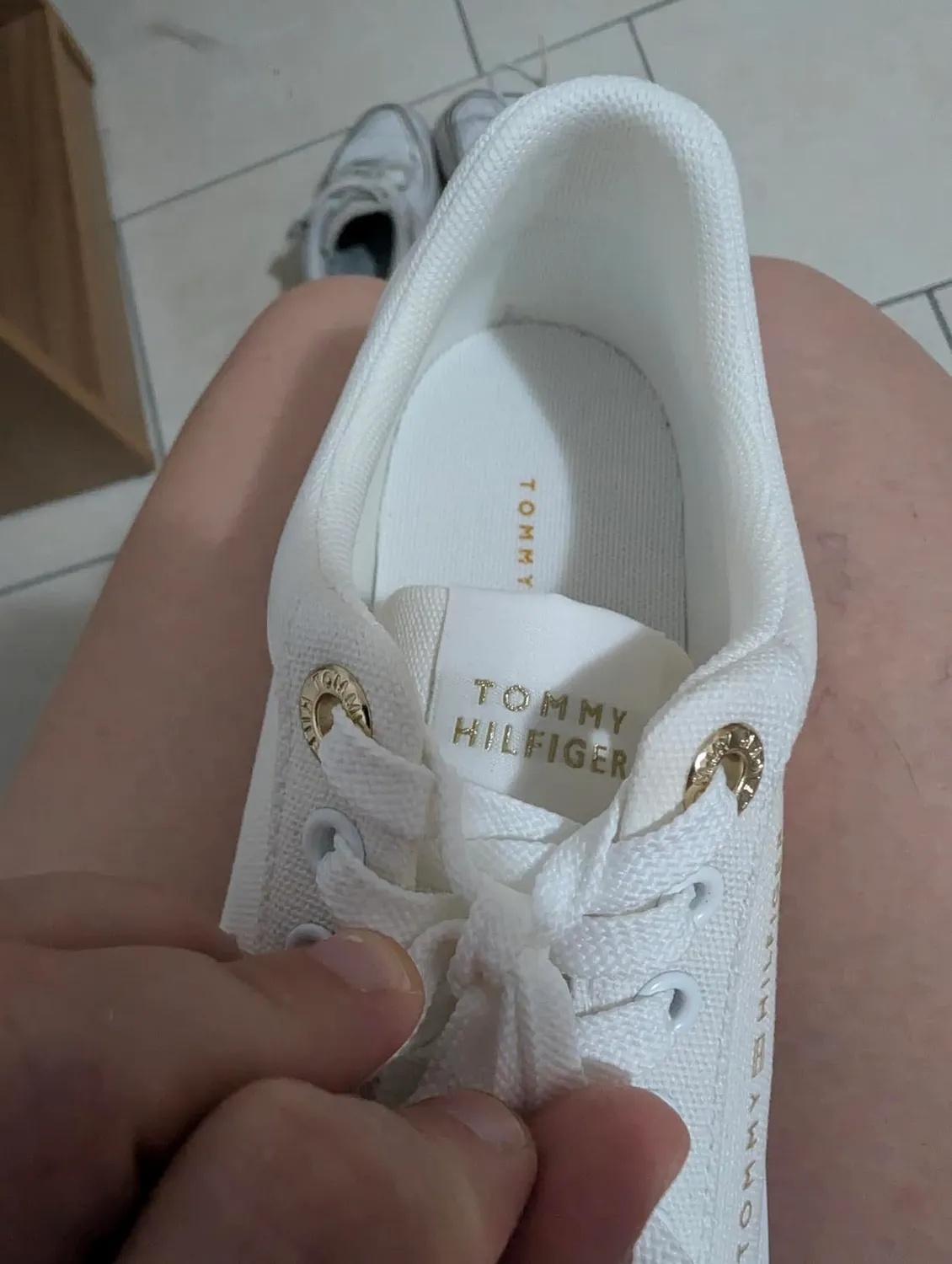 Tommy Hilfiger TH Foxing Platform Canvas Fw0fw09480 sneakers donna