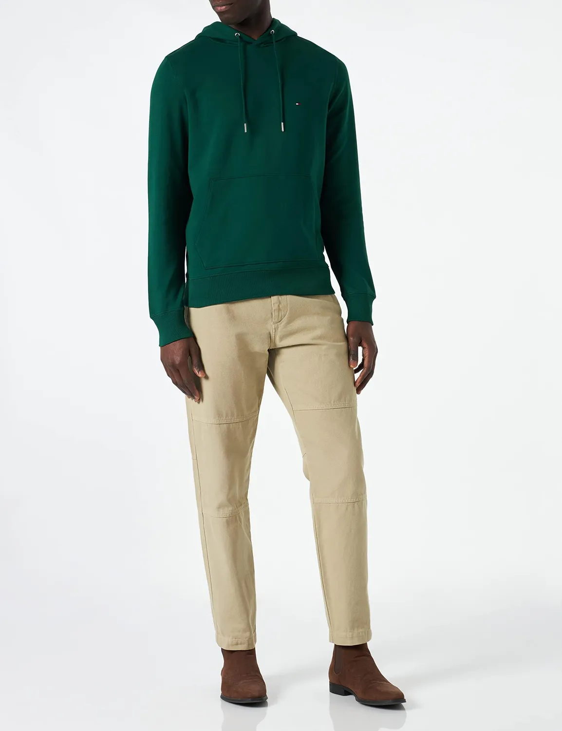 Tommy Hilfiger 1985 felpa uomo blu con cappuccio cotone