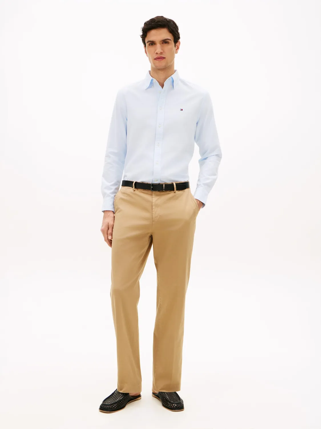 Tommy Hilfiger Flex Dobby MW0MW29970 camicia uomo elasticizzata